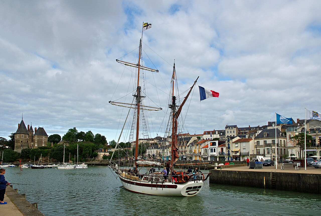 Vieux port et château de Pornic