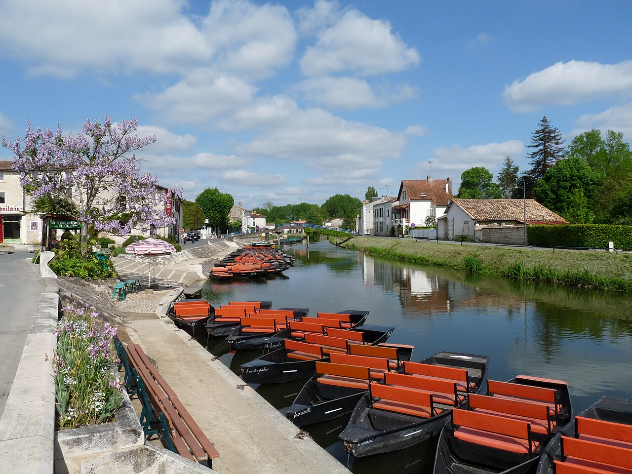 Barques du Marais poitevin à Coulon